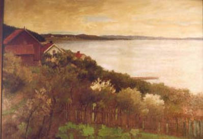 Fjord Scene (Aasgaardstrand?)