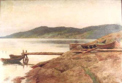 Seascape (Lake or Fjord Scene)
