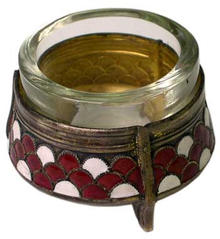 Salt Stand with Glass Insert