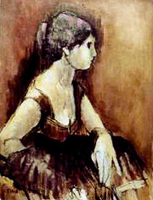 Study in Oil (woman)