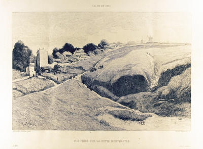 Vue Prise sur la Butte Montmartre