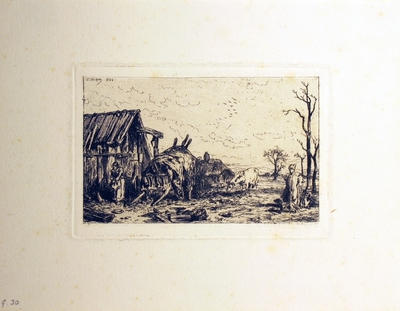 Six Etchings on a Single Mat