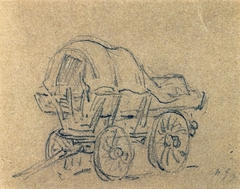 A Covered Farm Wagon