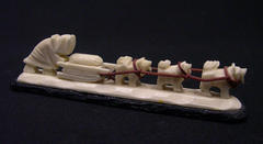 Eskimo with Dog Sled 