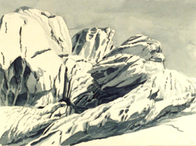 Rocky Shore at St. Guenole, Brittany