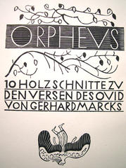 Title Page of Orpheus Portfolio 