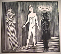 Orpheus, Eurydice and Hermes