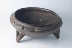 Black Tripod Vessel