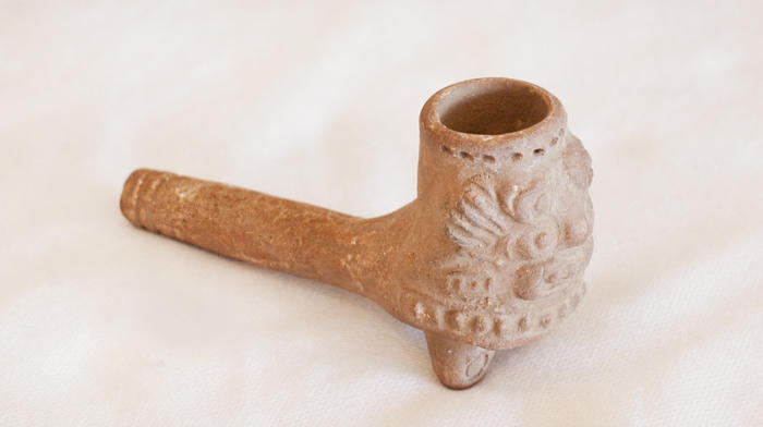 Pre-Columbian Ceramic Pipe