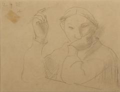 Woman with Paint Brush