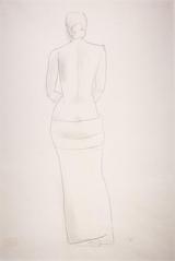 Study for Halbbekleidete Maja