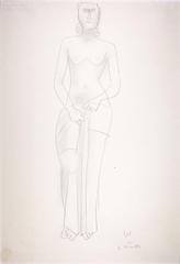Study for Halbbekleidete Maja