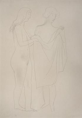 Marguerite Wildenhain and Model