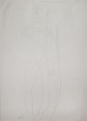 Male Nude with Drapery