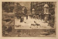 L'Hiver A Paris ou la Neige, A Paris