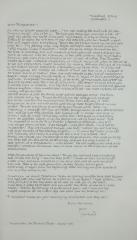 Letter to Marguerite Wildenhain From Gerhard Marcks