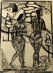 Fraunen an der Saale (Two Nude at the Saale River)
