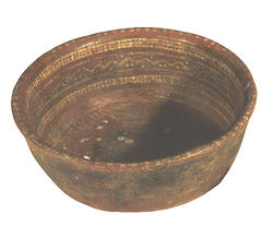 Large Round Dark Colored Bowl