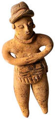 Crude Standing Figure with Arms Crossed